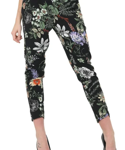 LADIES FLORAL PRINT PLAIN PALAZZO TROUSERS WOMEN S HAREM PANTS PLUS SIZE TROUSER