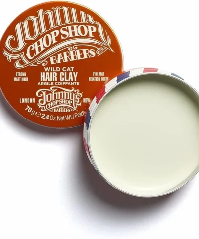 Hair Clay Johnny’s Chop Shop Barbers 2 pack Strong Matt Hold Haircare 70g