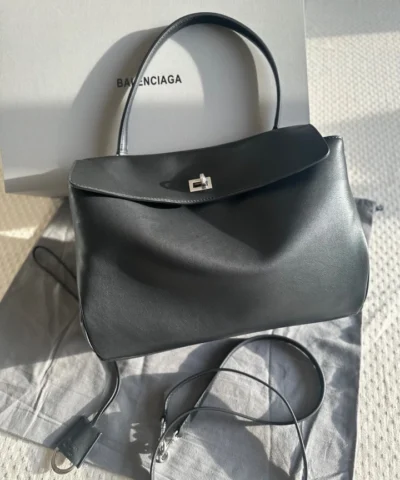 Balenciaga tote bag medium size black colour